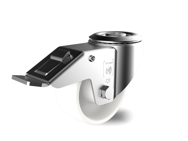 Polyamide-Swivel-with-Brake-Wheel-80mm-150kg