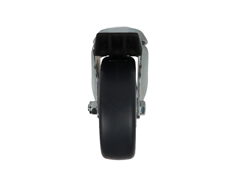 Thermoplastic-Elastomer-TPE-Swivel-with-Brake-Wheel-100mm-100kg