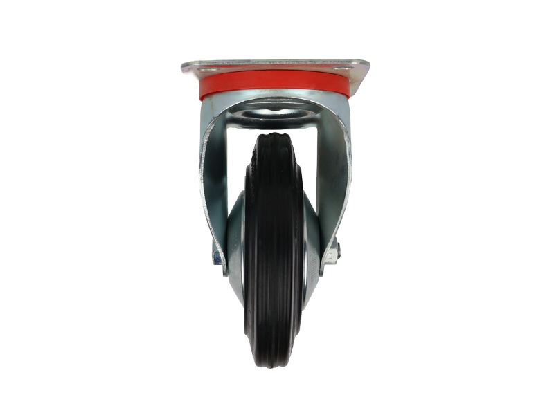 Standard-rubber-black-Swivel-Wheel-160mm-135kg