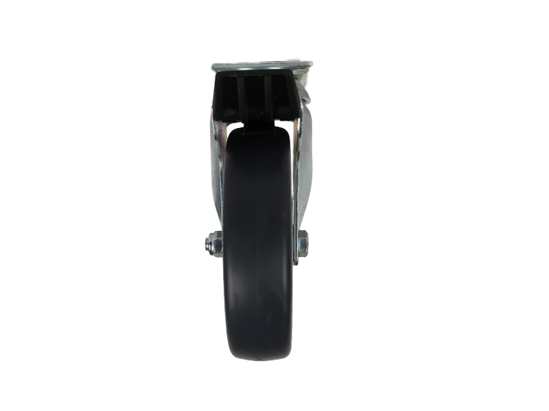 Thermoplastic-Elastomer-TPE-Swivel-with-Brake-Wheel-125mm-100kg