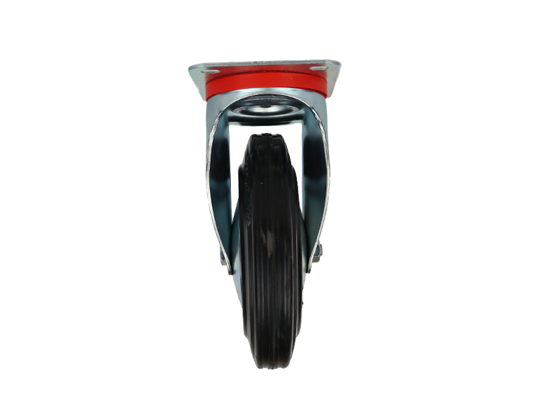 Standard-rubber-black-Swivel-Wheel-200mm-205kg