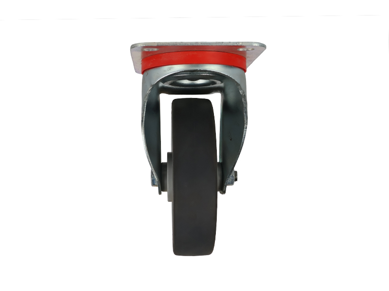 Thermoplastic-Elastomer-TPE-Swivel-Wheel-160mm-200kg